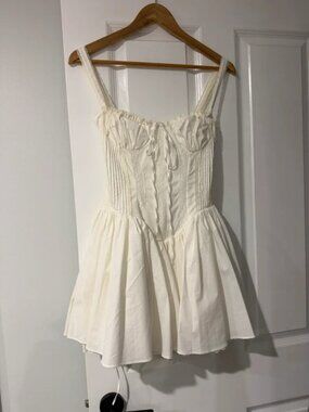 House of CB Pietra Corset Mini Dress White S